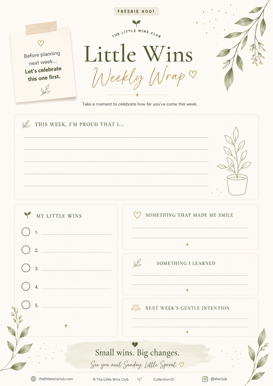 Little Wins Weekly Wrap #001